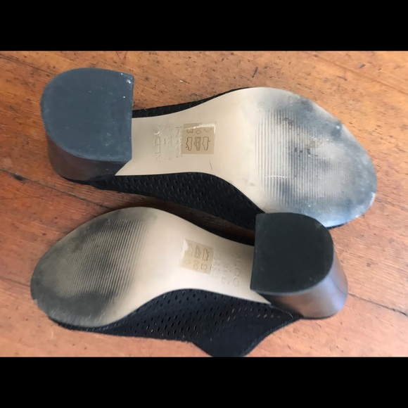 Aldo Black Mesh Chunky Heel - Picture 6 of 6